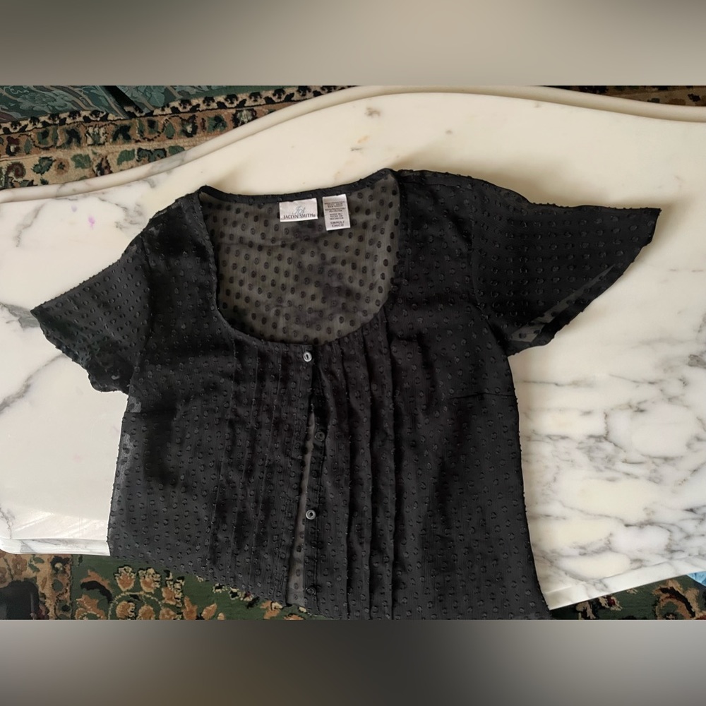 Sheer blouse
